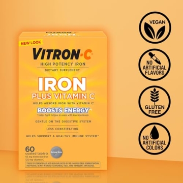 Vitron-C Iron Supplement with Vitamin C for Energy & Immunity