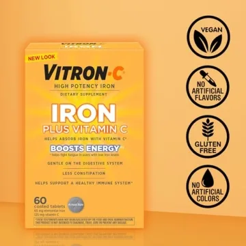 Vitron-C Iron Supplement with Vitamin C for Energy & Immunity