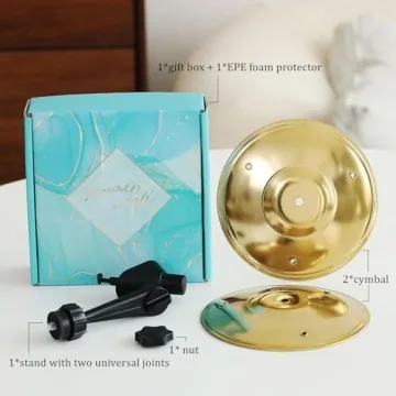 Homelavie Car Crash Cymbal Air Vent Mini Car Symbol Drum, Car Drum Cymbal for Car Cent, Musical Car ...