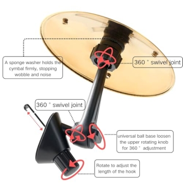 Homelavie Mini Car Crash Cymbal Air Vent Musical Gift