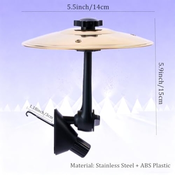 Homelavie Mini Car Crash Cymbal Air Vent Musical Gift