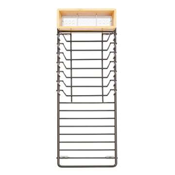 mDesign Kitchen Sink Dish Drainer for Easy Dish Drying