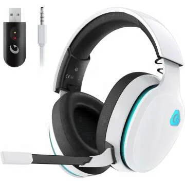 Wireless Gaming Headset with Noise Canceling Mic