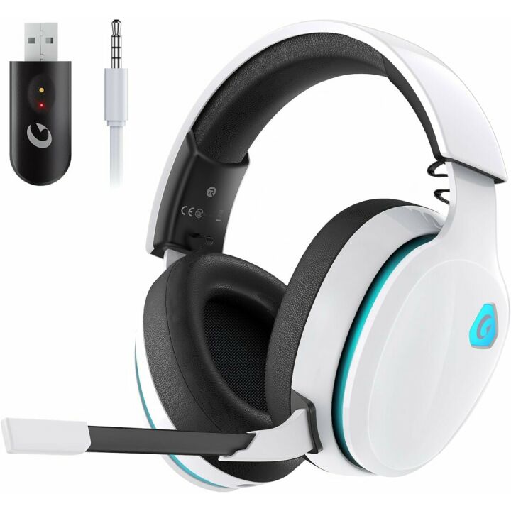 Wireless Gaming Headset with Noise Canceling Mic