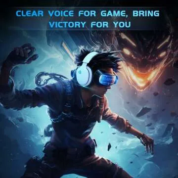 Wireless Gaming Headset with Noise Canceling Mic