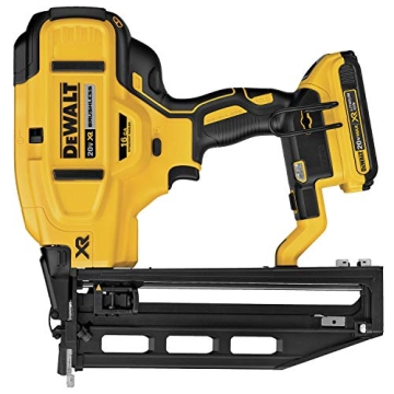 DEWALT 20V MAX XR Cordless Finish Nailer with Brushless Motor