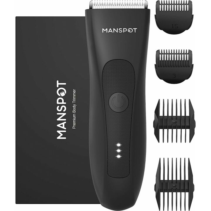 MANSPOT Hypoallergenic Electric Groin Trimmer
