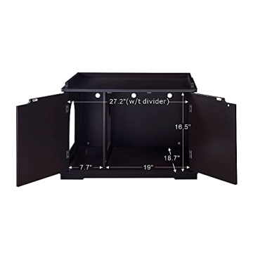 Unipaws Stylish Cat Litter Box Enclosure for Your Home