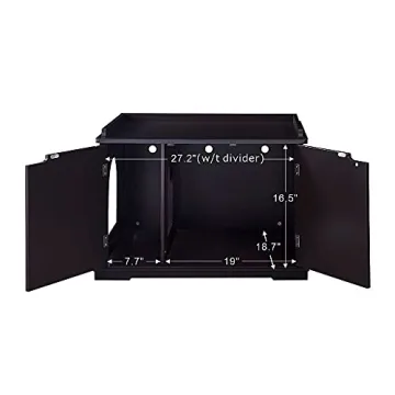 Unipaws Stylish Cat Litter Box Enclosure for Your Home