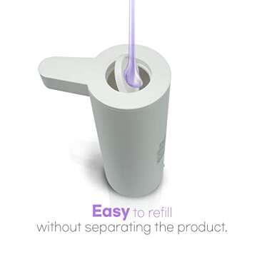 DANAWA 9 oz. Premium Automatic soap Dispenser, Touch-Free Rechargeable Sensor Liquid Soap Pump Dispenser, Stainless Steel (White)