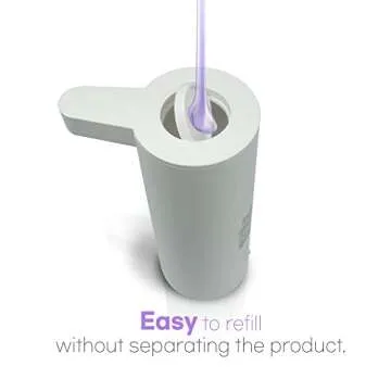 DANAWA 9 oz. Premium Automatic soap Dispenser, Touch-Free Rechargeable Sensor Liquid Soap Pump Dispenser, Stainless Steel (White)