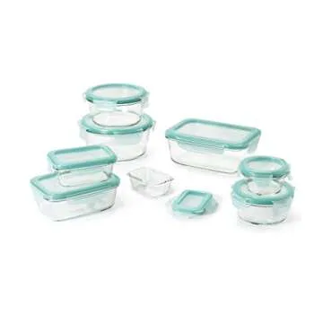 OXO 16-Piece Smart Seal Glass Food Storage Set