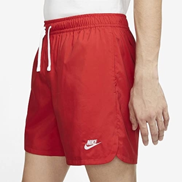 Nike Men's NSW Woven Flow Shorts in University Red