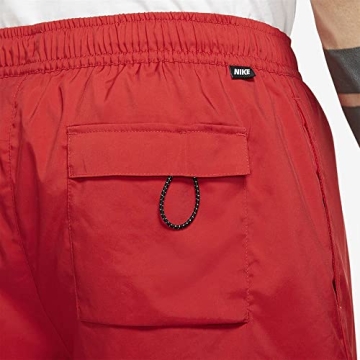 Nike Men's NSW Woven Flow Shorts in University Red