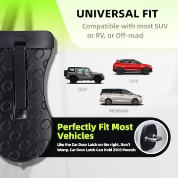 Durable Car Door Step - 400lb Capacity & Anti-Slip