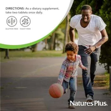 Natures Plus Ultra Hair, Sustained Release - 60 Vegetarian Tablets - Natural Hair Growth Supplement for Men & Women - Longer, Thicker Hair - Gluten-Free - 30 Servings