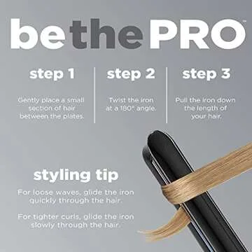 Quality INFINITIPRO Rainbow Titanium Flat Iron