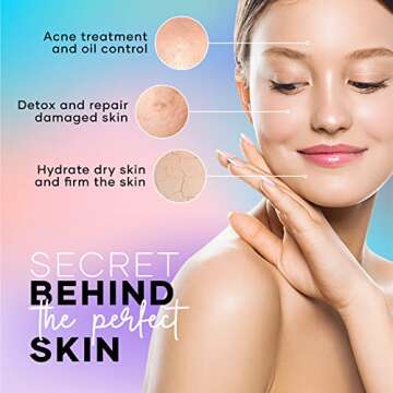 Jelly Face Mask for Facials Professional - Hydrating, Nourishing & Soothing Gel Face Mask for Dry Skin - Helps Reduce Wrinkles, Fine Lines & Minimize Pores - 10 Treatment Jelly Mask