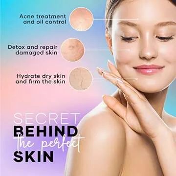 Jelly Face Mask for Facials Professional - Hydrating, Nourishing & Soothing Gel Face Mask for Dry Skin - Helps Reduce Wrinkles, Fine Lines & Minimize Pores - 10 Treatment Jelly Mask