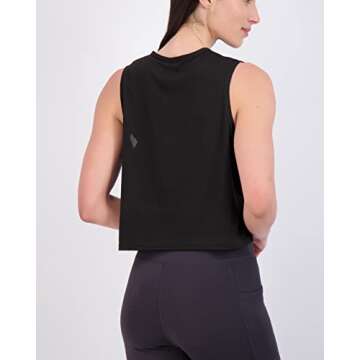 5 Pack: Womens Summer Cute Crop Tank Top Shirt Trendy Dry Fit Ladies Tops Tees Athletic Yoga Workout Running Gym Active Cropped Exercise Women Loose Fit Sleeveless Fitness Tanks Camisole - Set 5, S