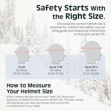 Retrospec Comstock Ski Helmet - Safe & Adjustable for All