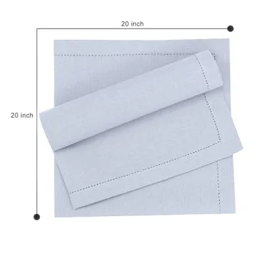 Ruvanti Premium Linen Napkins Set - Elegant and Washable