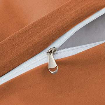 Omelas Caramel Pumpkin Duvet Cover Set for Modern Bedrooms