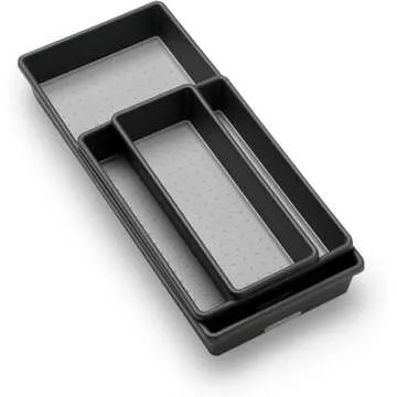 Madesmart Multi-Purpose Storage, Set of 3, Granite, PremiumGranite