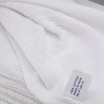 Beged 100% Cotton Thermal Blanket: Lightweight & Breathable