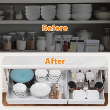 Heavy Duty Expandable Pull Out Cabinet Organizer