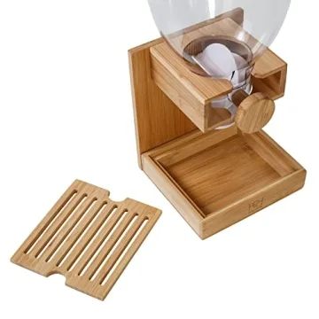 Honey Can Do Bamboo Cereal Dispenser Perfect for Kids