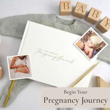 Pregnancy Journal & Memory Book - Great First Time Mom & Baby Gift - Keepsake Pregnancy Book & Journ...