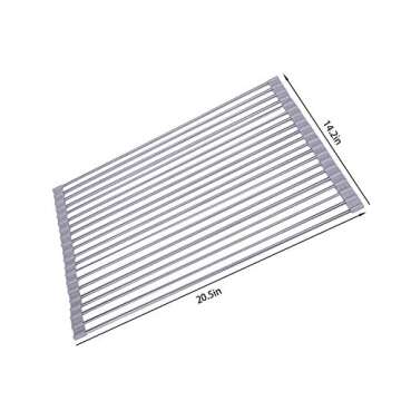 Ahyuan Roll Up Dish Drying Rack - Portable Kitchen Essential