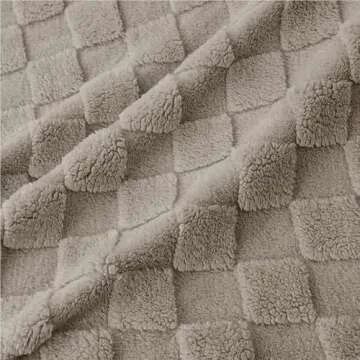 COOVA Fleece Throw Blanket - Soft Fluffy Warm Twin Blanket