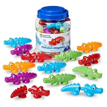 Engaging Learning Resources Snap-n-Learn Alphabet Alligators for Early Education