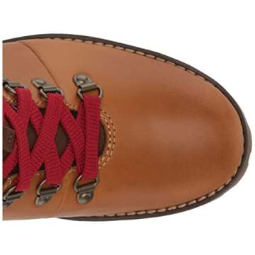 Timberland Women's Ellendale Mid Lace-Up Boot Hiking, Wheat, 7.5