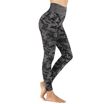 Yaavii Camo Seamless Leggings for Women Workout Gym