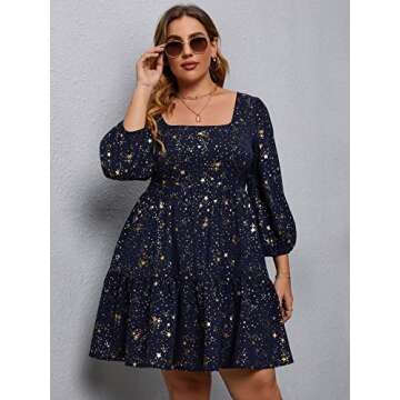 Floerns Plus Size A Line Dress - Perfect for Every Occasion