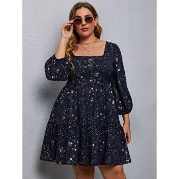 Floerns Plus Size A Line Dress - Perfect for Every Occasion