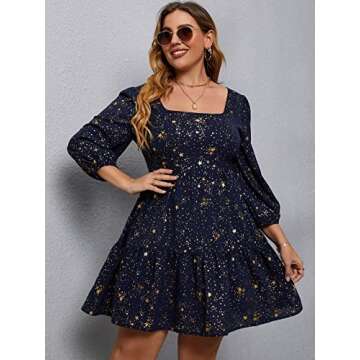 Floerns Plus Size A Line Dress - Perfect for Every Occasion