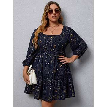 Floerns Plus Size A Line Dress - Perfect for Every Occasion