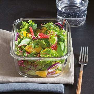 Bormioli Rocco Evolution 8-Piece Food Container Set