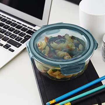 Bormioli Rocco Evolution 8-Piece Food Container Set