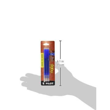 Pilot FriXion Erasable Gel Ink Refills - 9 Blue Pens