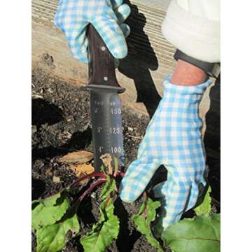 Hori Hori Japanese Garden Knife - Multi-use Camping/Digging Tool–[A Gardeners Dream] Sharp Stainless Steel Blade - Heavy Riveted Leather Sheath - Whetstone Sharpening Stone