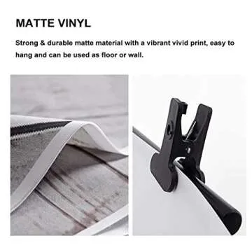 Vibrant 7X5FT Brick Wall Photo Backdrop for Parties