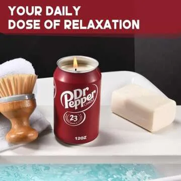 Doctor Pepper Candle - Unique Gift for Soda Lovers