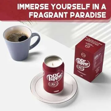 Doctor Pepper Candle - Unique Gift for Soda Lovers