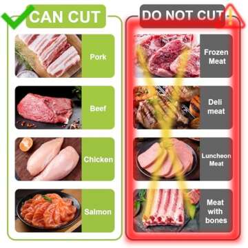 Jonscook Fresh Meat Slicer - Manual Cutter for Boneless Meats