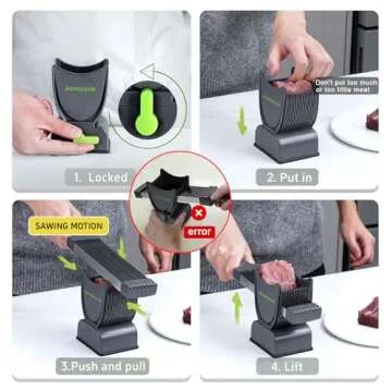 Jonscook Fresh Meat Slicer for Easy Meat Cutting